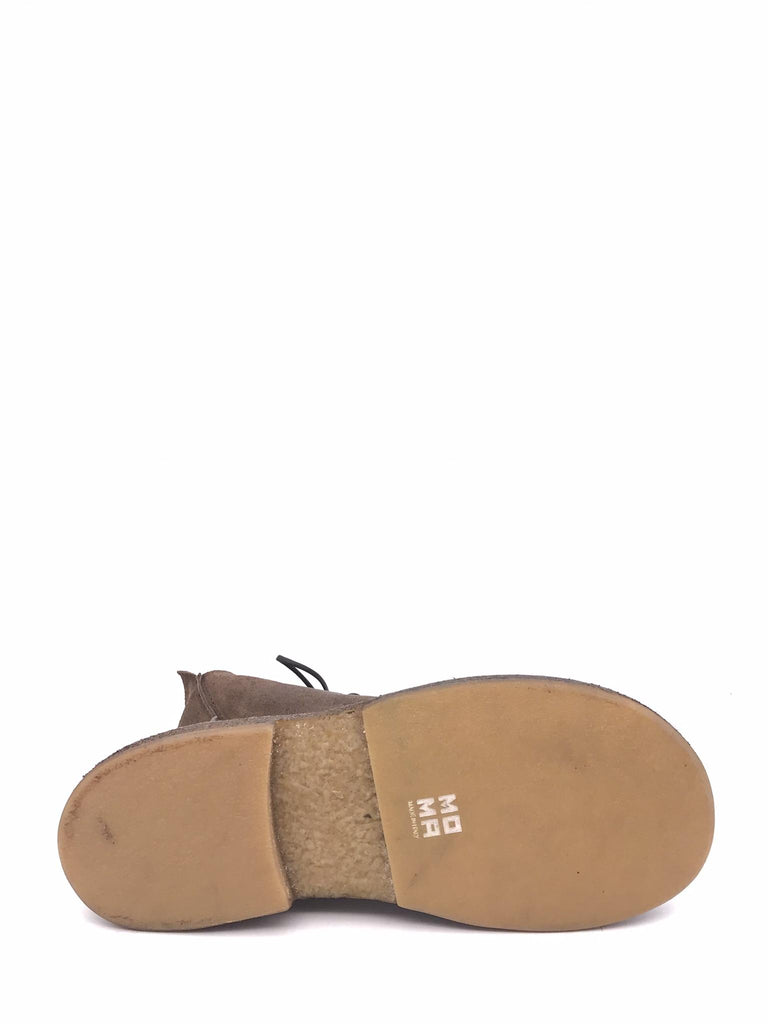 Stivaletto ingegnere allacciato taupe 56503 TAUPE MOMA 