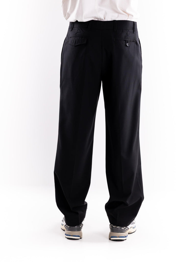 Pantalone uomo doppia pence nero S5U100 NERO THE EDITOR 