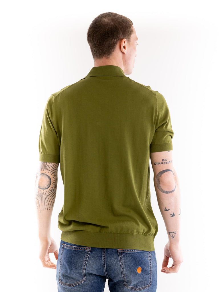 Maglia polo uomo oliva A007 F1005360 PAOLO PECORA 