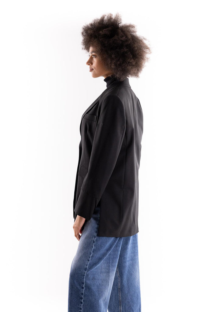 Giacca Kamut oversize nera 105663 A18ENERO PINKO 