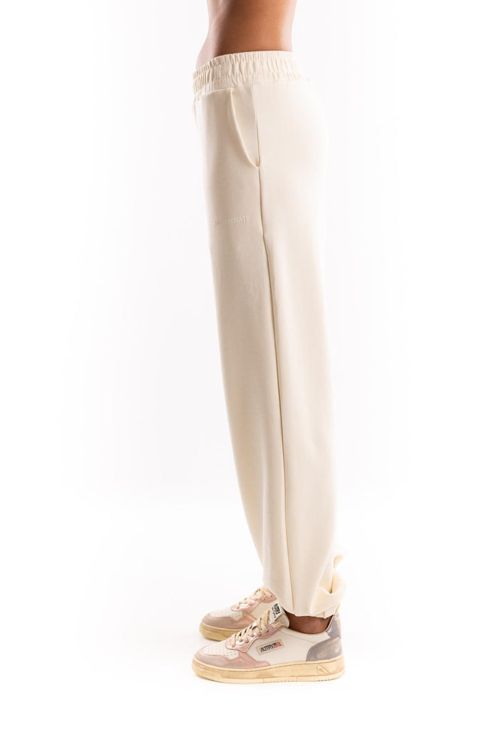 Pantalone con elastico al fondo in viscosa burro HMABW01996 BI04BURRO HINNOMINATE 