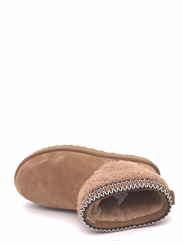 Boot classic ultra mini maxy curly chestnut 1158263 CUOIO UGG 