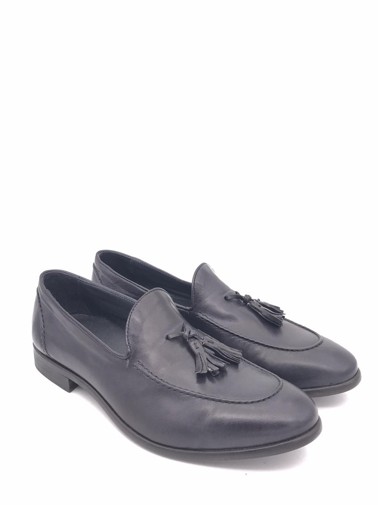 Mocassino Douglas in pelle nera con nappine DOUGLAS/N NERO ZULIAN 