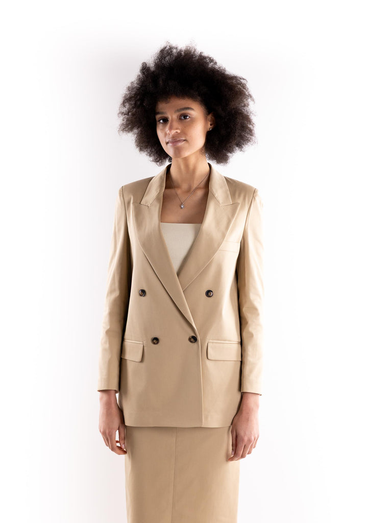 Blazer donna over zenzero EVIRO 1582 H2O 