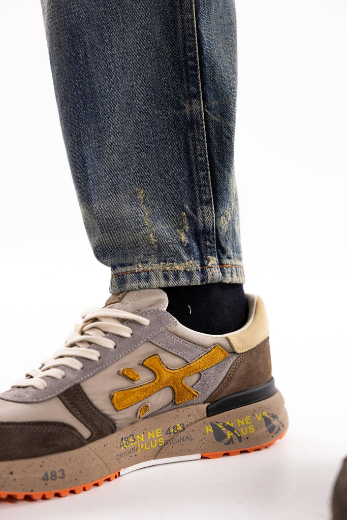 Jeans Seoul blu chiaro sabbiato M2F5021 BLU CHIARO DON THE FULLER 
