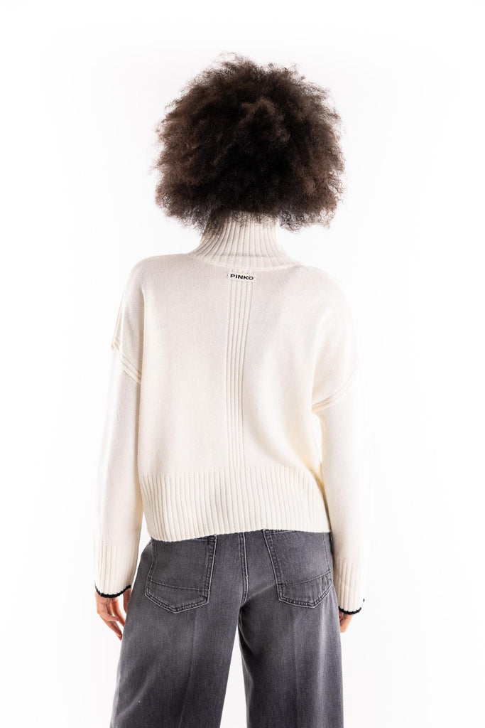 Maglia Falkland bianca 105446 A2Q9BIANCA PINKO 