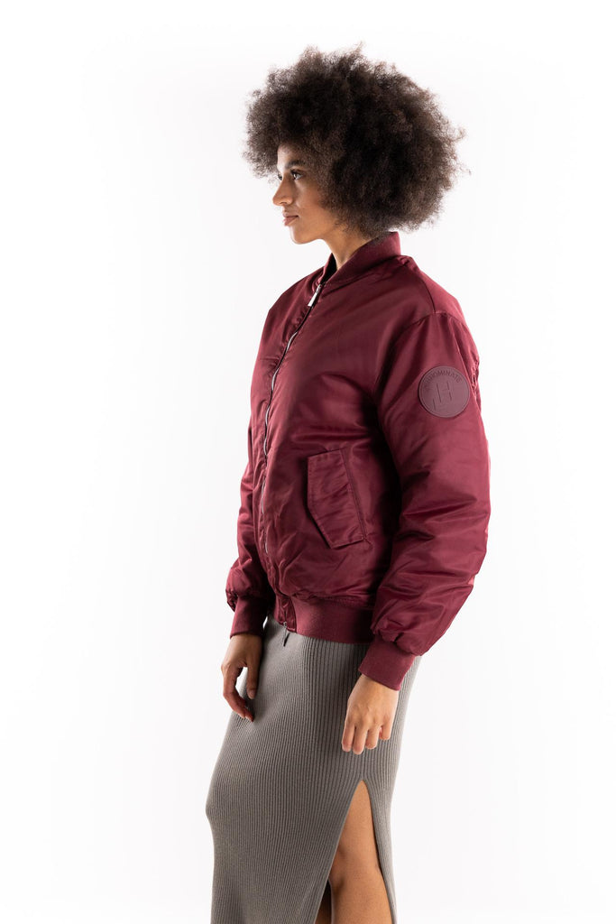 Bomber oversize bordò HMABW01920 BORDEAU HINNOMINATE 