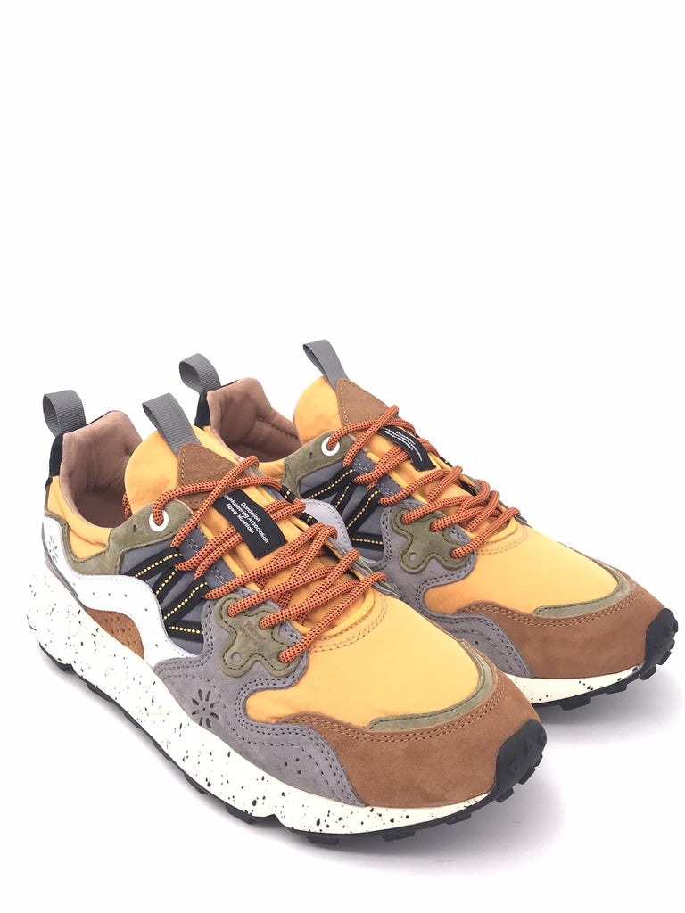 Sneakers uomo Yamano 3 marrone-arancio YAMANO 3 MAN 3D84MARRONE/ARANCIO FLOWER MOUNTAIN 