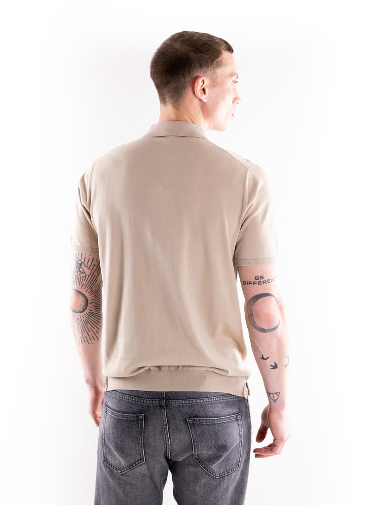 Maglia uomo polo Nito in filo sabbia NITO/1 020BEIGE PEOPLE OF SHIBUYA 