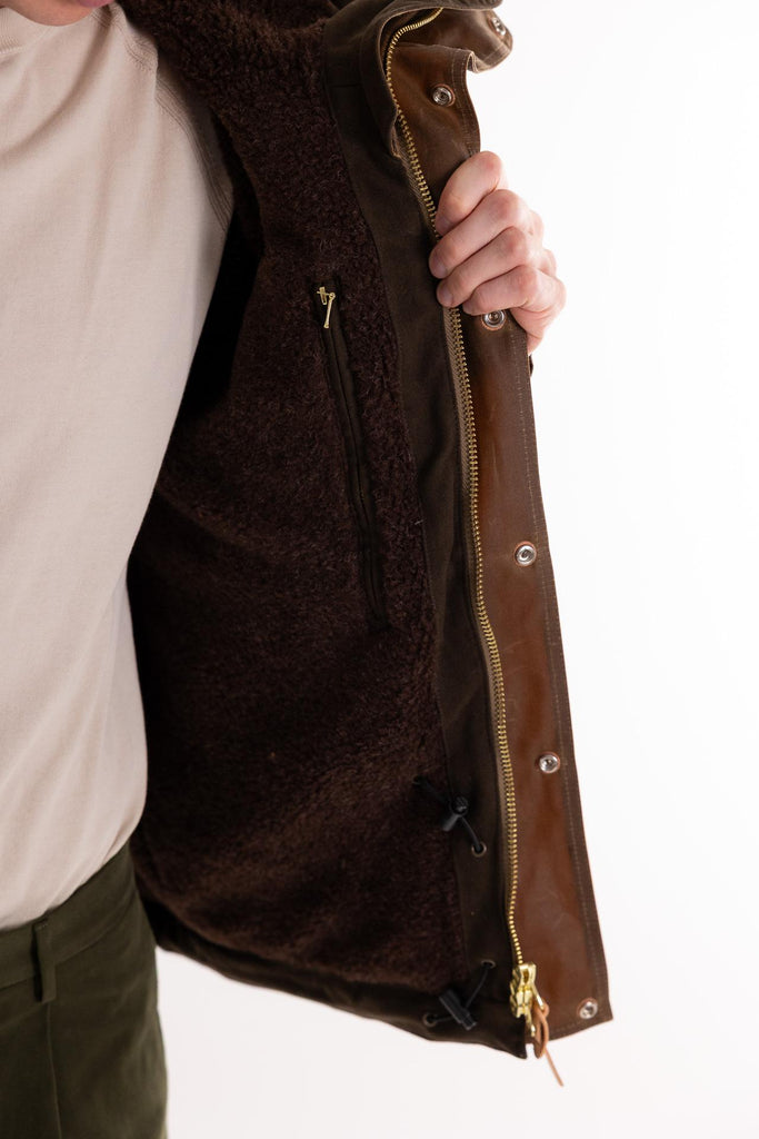 Mountain jacket  marrone chiaro 7003WX MARRONE MANIFATTURA CECCARELLI 