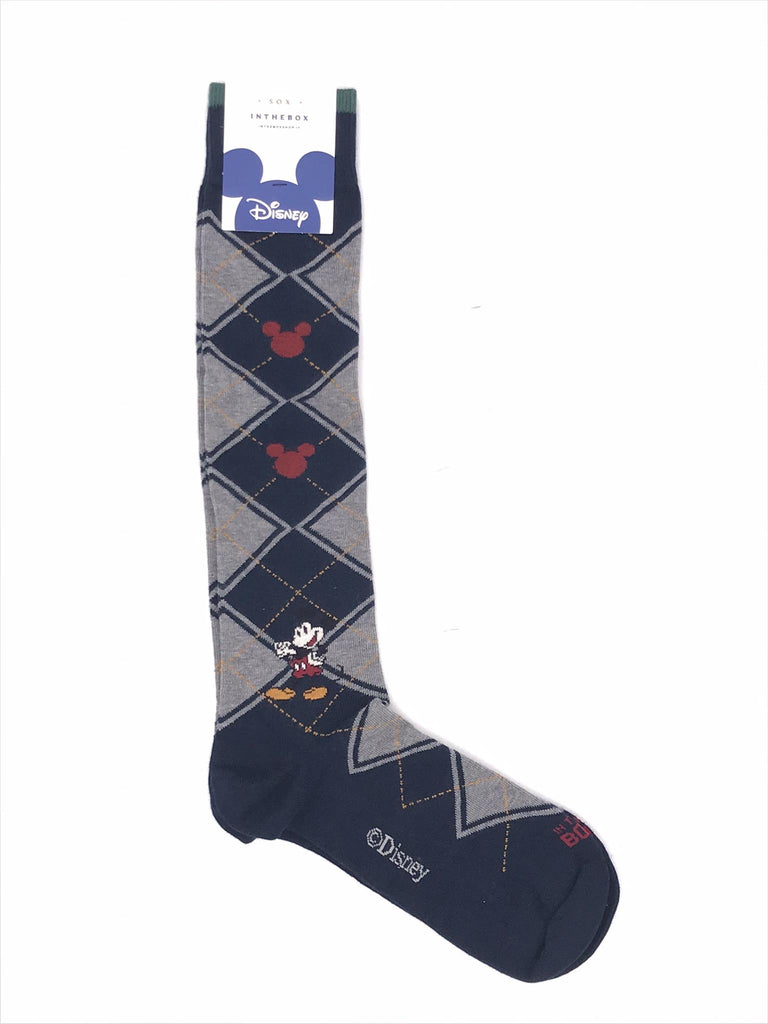 Calzini lunghi mickey argyle blu FW240018 BLU IN THE BOX 