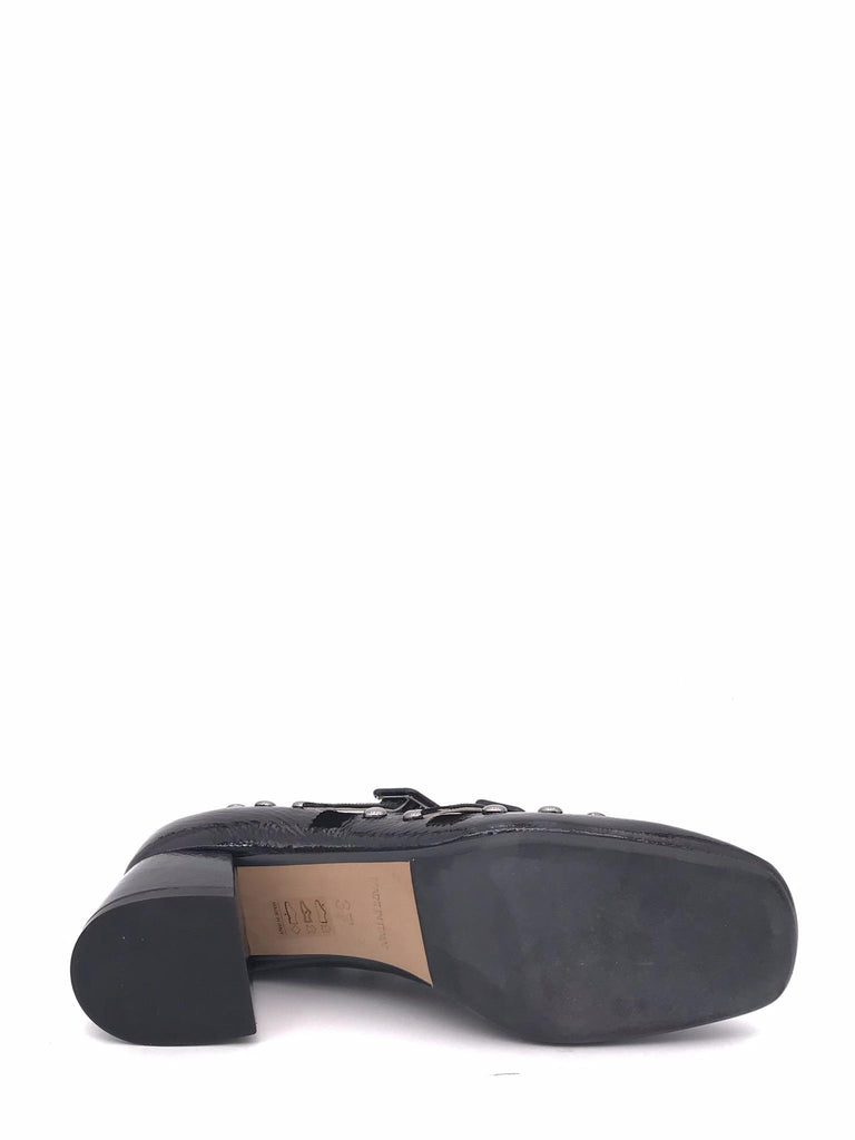Scarpa Matilde con cinturini in naplak nero 1814 NERO ZULIAN 