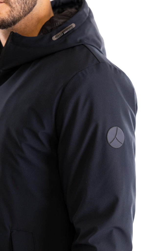 Piumino lungo Auji blu AUJI BLU PEOPLE OF SHIBUYA 