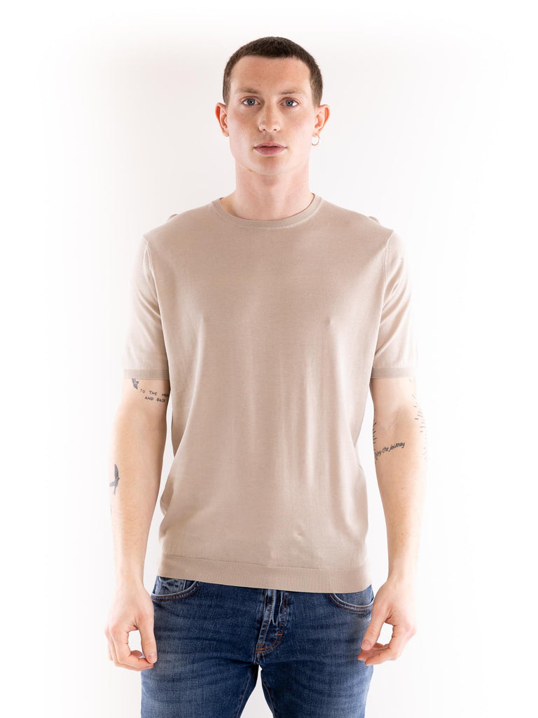 T-shirt Uomo Pakse in filo beige PAKSE 050BEIGE PEOPLE OF SHIBUYA 
