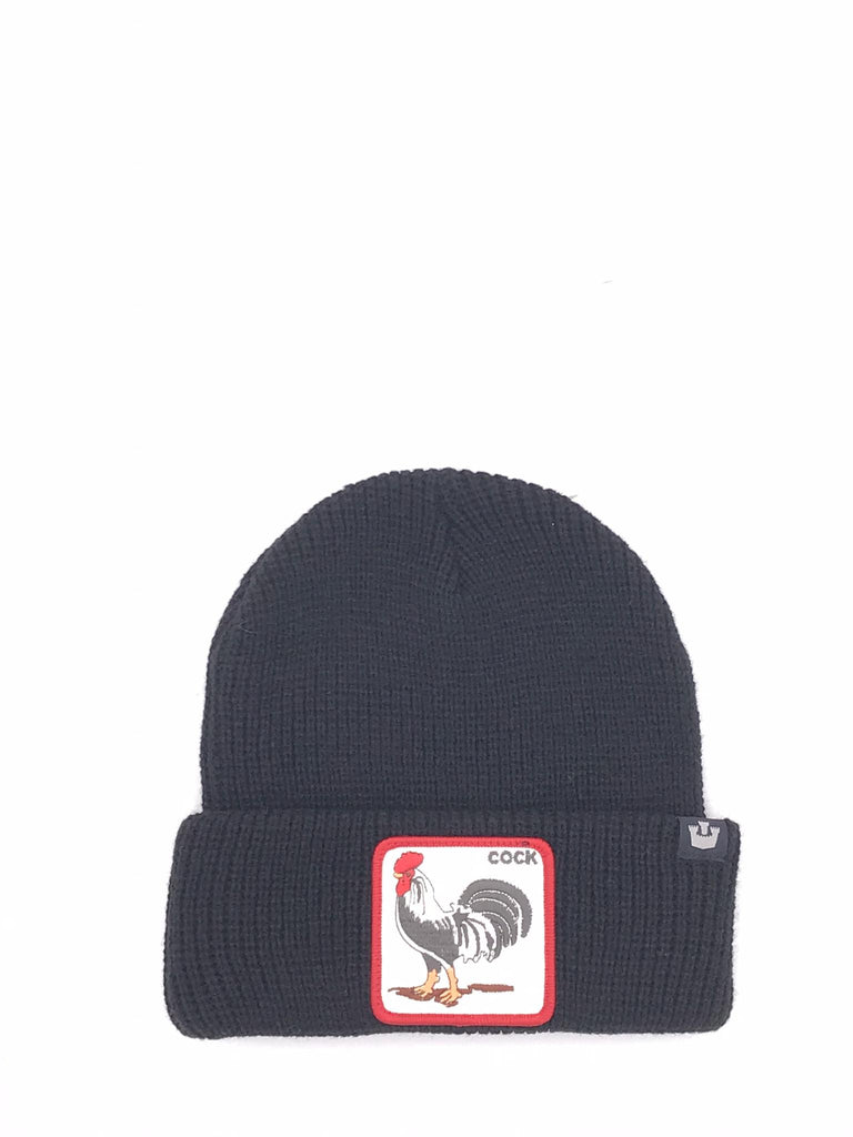 Berretto Cock effetto maglia nero BEANIES COCKNERO GOORIN BROS 