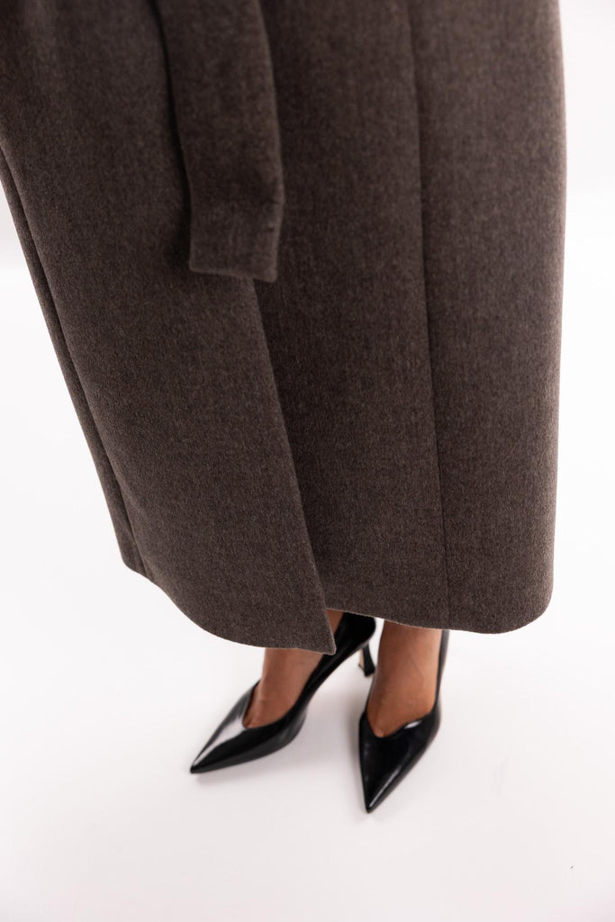 Cappotto Giostro in lana marrone 2523016162200 010MARRONE MARELLA 