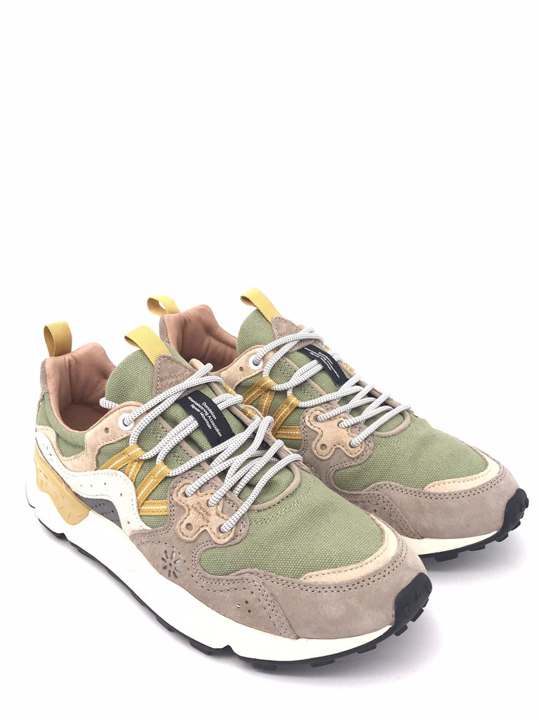 Sneakers uomo Yamano 3 beige-militare YAMANO 3 MAN 3D58MARRONE/MILITARE FLOWER MOUNTAIN 