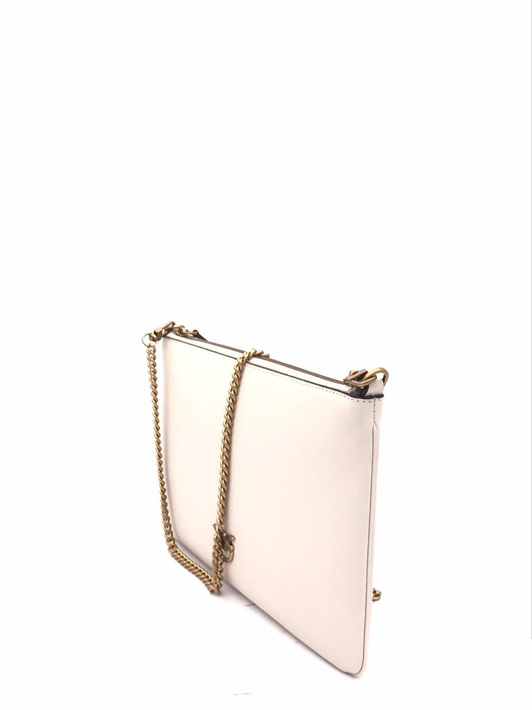 Bustina flat classic con zip bianca 100455 A0F1BIANCA PINKO 