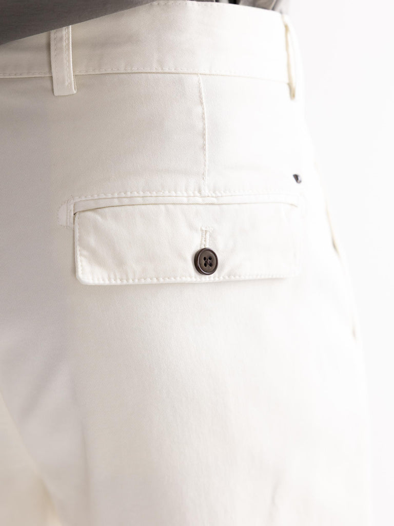 Pantalone uomo le Nacchere bianco OF1S2S5P018 LATTE OUTFIT 