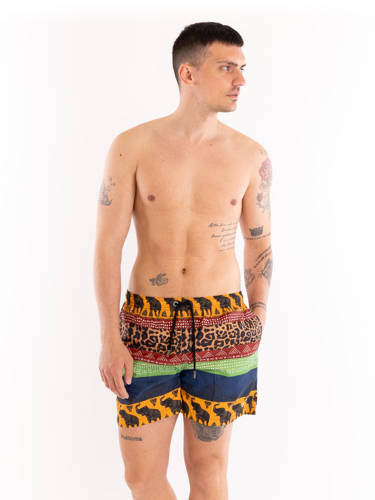 Pantaloncino uomo classic beachwear Mougli MCLB MOUGLIMULTICOLOR TOOCO 