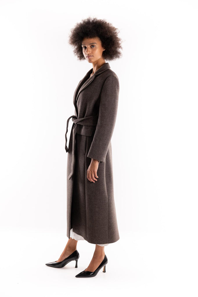Cappotto Giostro in lana marrone 2523016162200 010MARRONE MARELLA 
