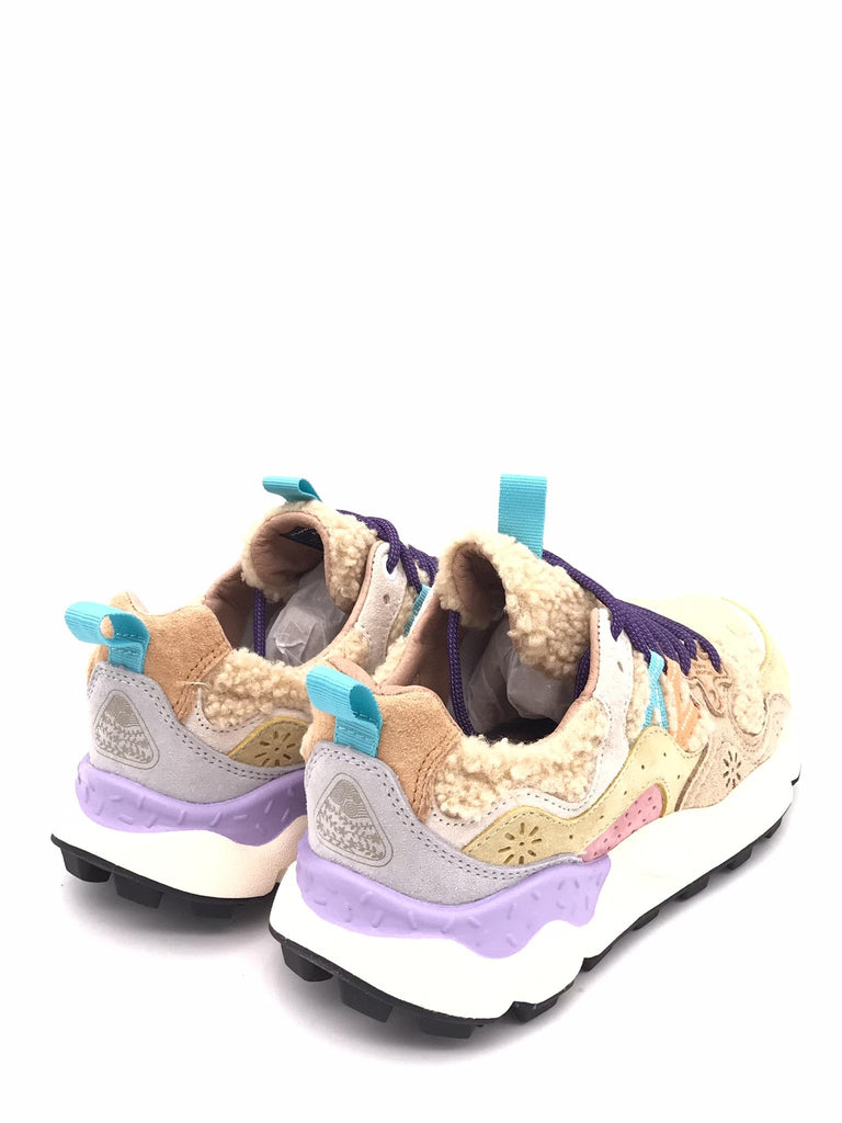 Sneakers donna yamano 3 teddy beige YAMANO 3 WOMAN 1E11BEIGE-MULTI FLOWER MOUNTAIN 