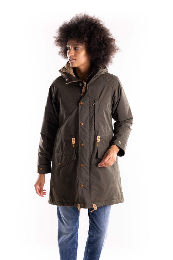 New woman mountain parka chocolate 8620W MARRONE MANIFATTURA CECCARELLI 