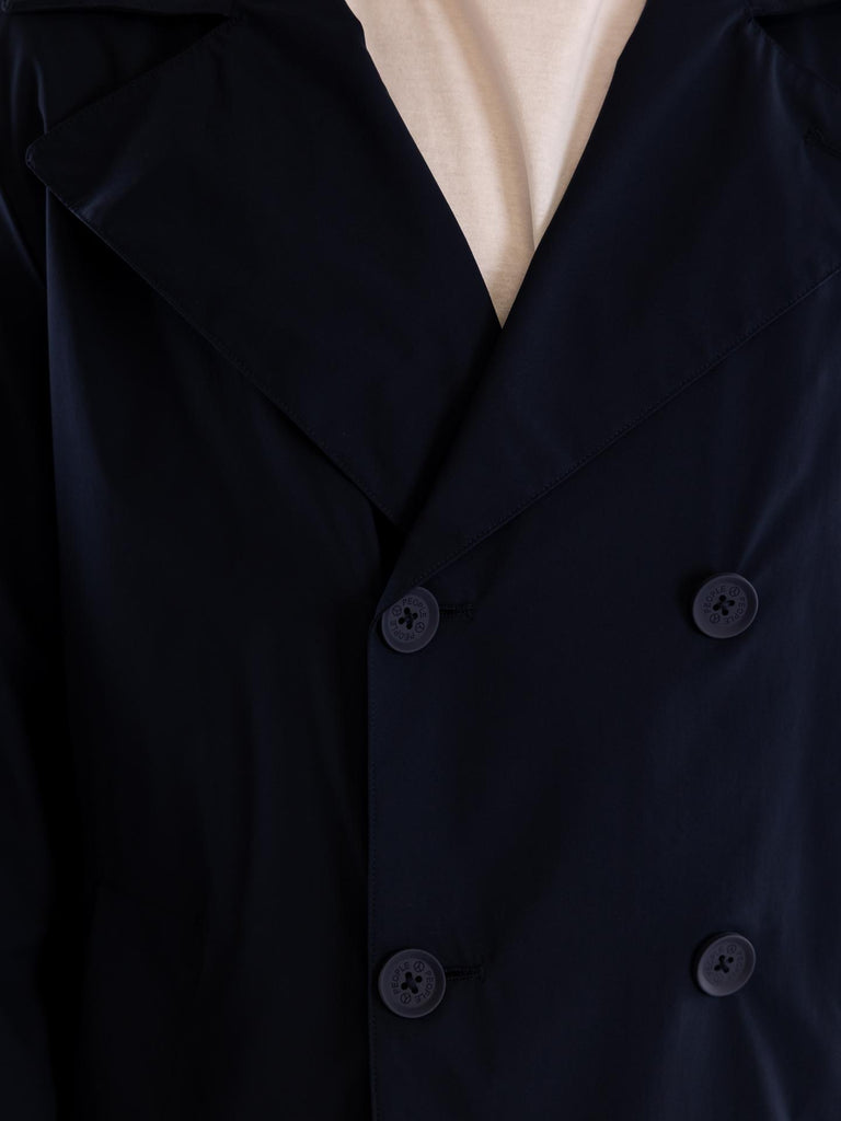 Trench uomo Teshio in tessuto tecnico blu TESHIO 790BLU PEOPLE OF SHIBUYA 