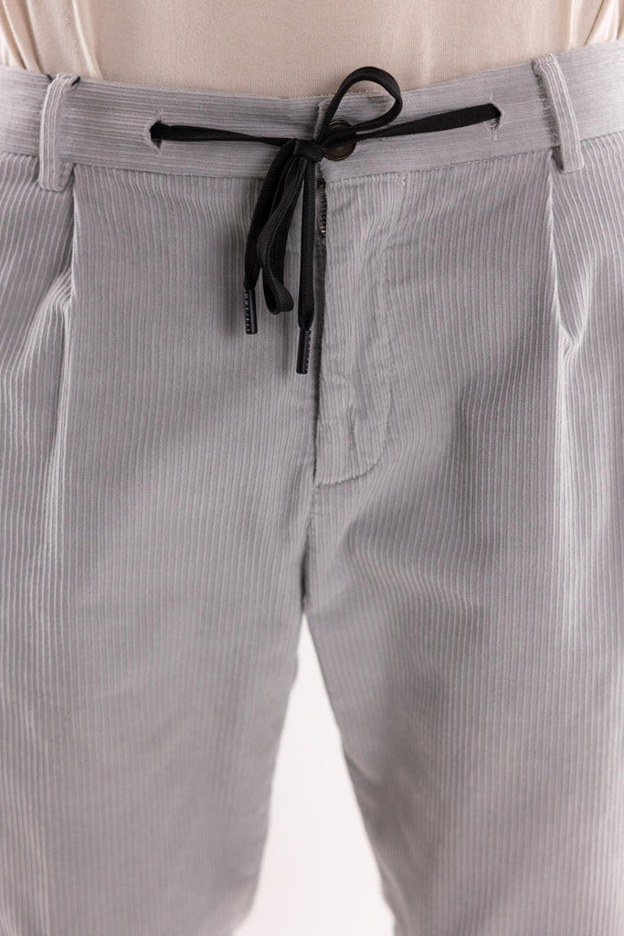 Pantalaccio l'uccello in velluto grigio chiaro OF1F2W4I009 GRIGIO OUTFIT 