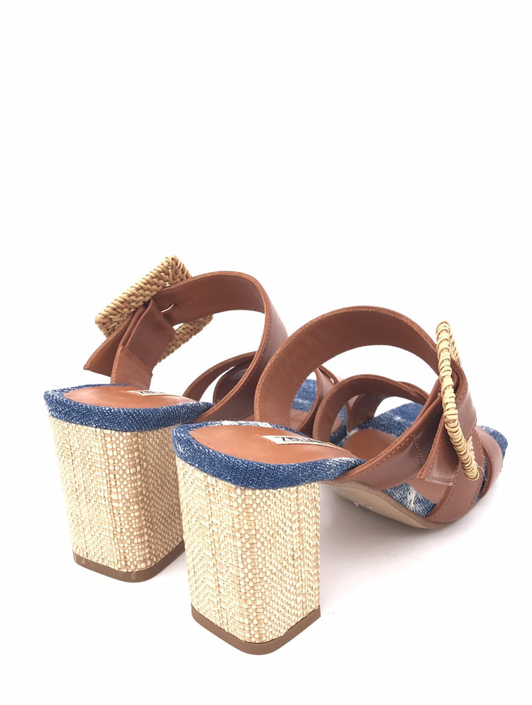 Sabot Lara in pelle cuoio
