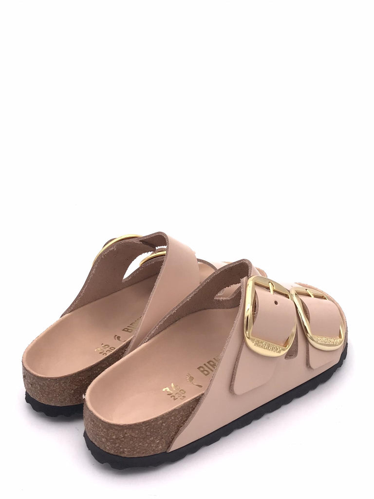 Ciabatta Arizona big buckle high-shine new beige