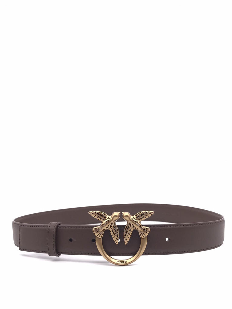 Cintura love berry 3cm marrone 100125 A0F1MARRONE PINKO 