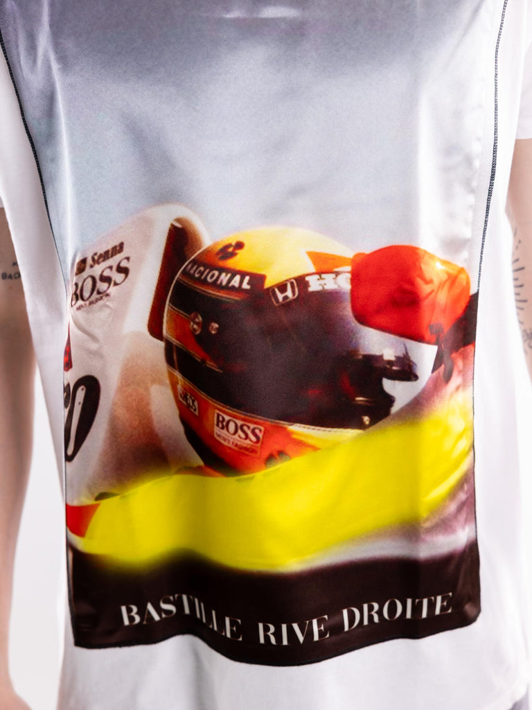 T-shirt uomo F1  bianca ICONMAN F1BIANCO BASTILLE 