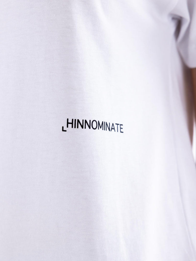 T-shirt mezza manica basica bianca HMABW01406 PTTS0037BI01 HINNOMINATE 