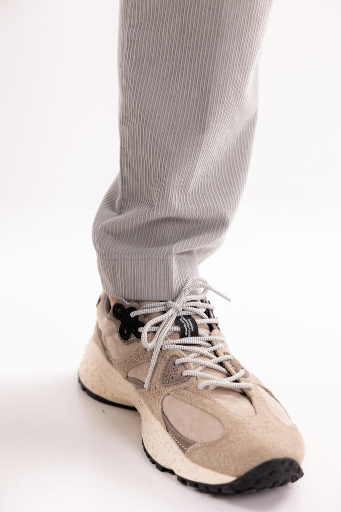 Pantalone work in velluto grigio chiaro OF1F2W5P011 GRIGIO CHIARO OUTFIT 