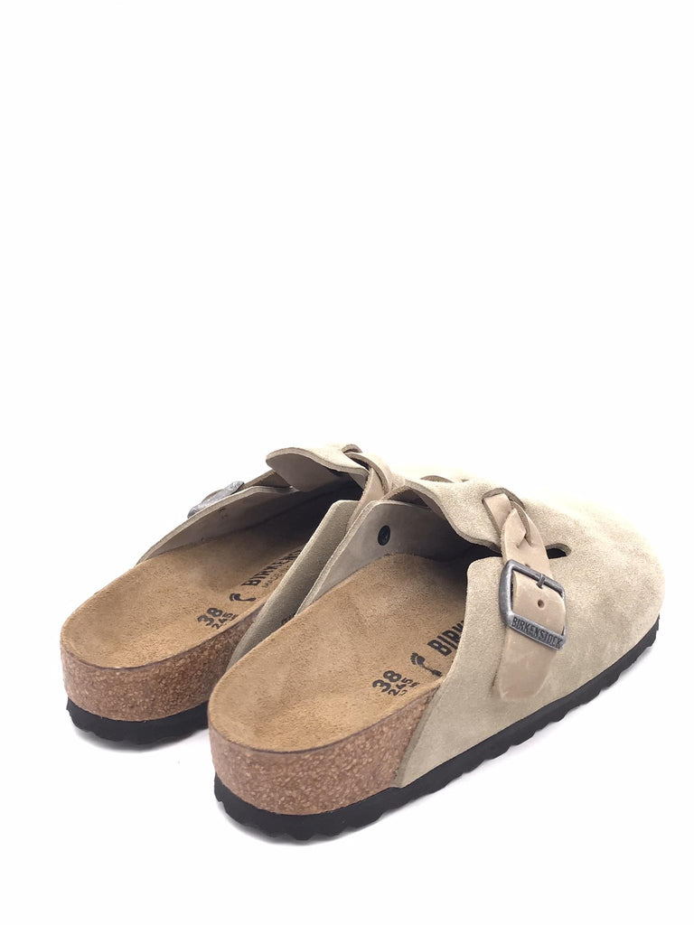 Ciabatta unisex Boston braided taupe