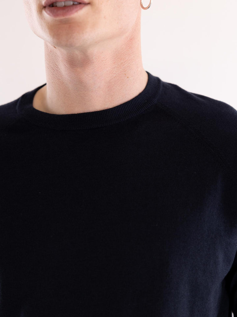 Maglia girocollo Hidoi blu HIDOI 790BLU PEOPLE OF SHIBUYA 