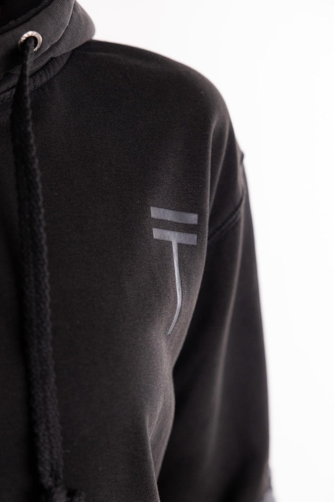 Felpa full zip con cappuccio nera TOCOW HFZ CASABLANCANERO TOOCO 