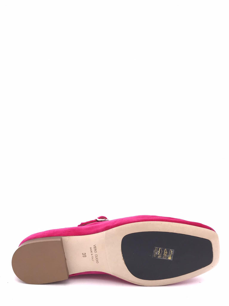 Ballerina donna cinturino velluto fuxia NA11 FUCSIA ZULIAN 