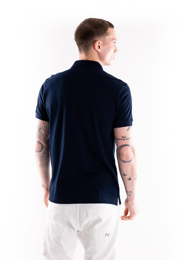 Maglia polo in cotone blu PM888 BLU PEOPLE OF SHIBUYA 