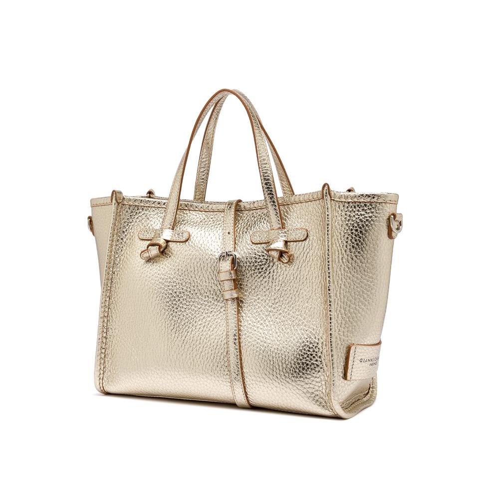 Borsa marcella 32 laminata platino BS9332 PLATINO GIANNI CHIARINI 