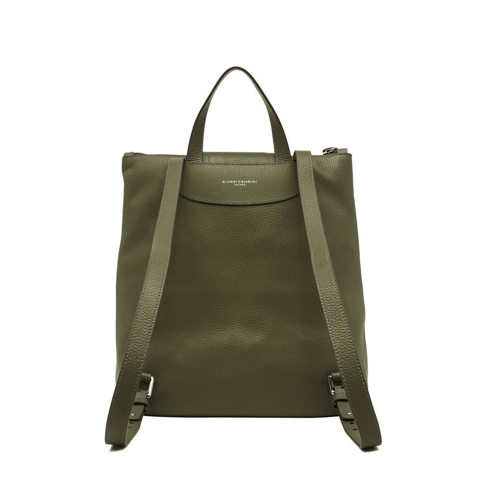 Zaino Giada in pelle bottalata deep fir ZN7040 VERDE GIANNI CHIARINI 