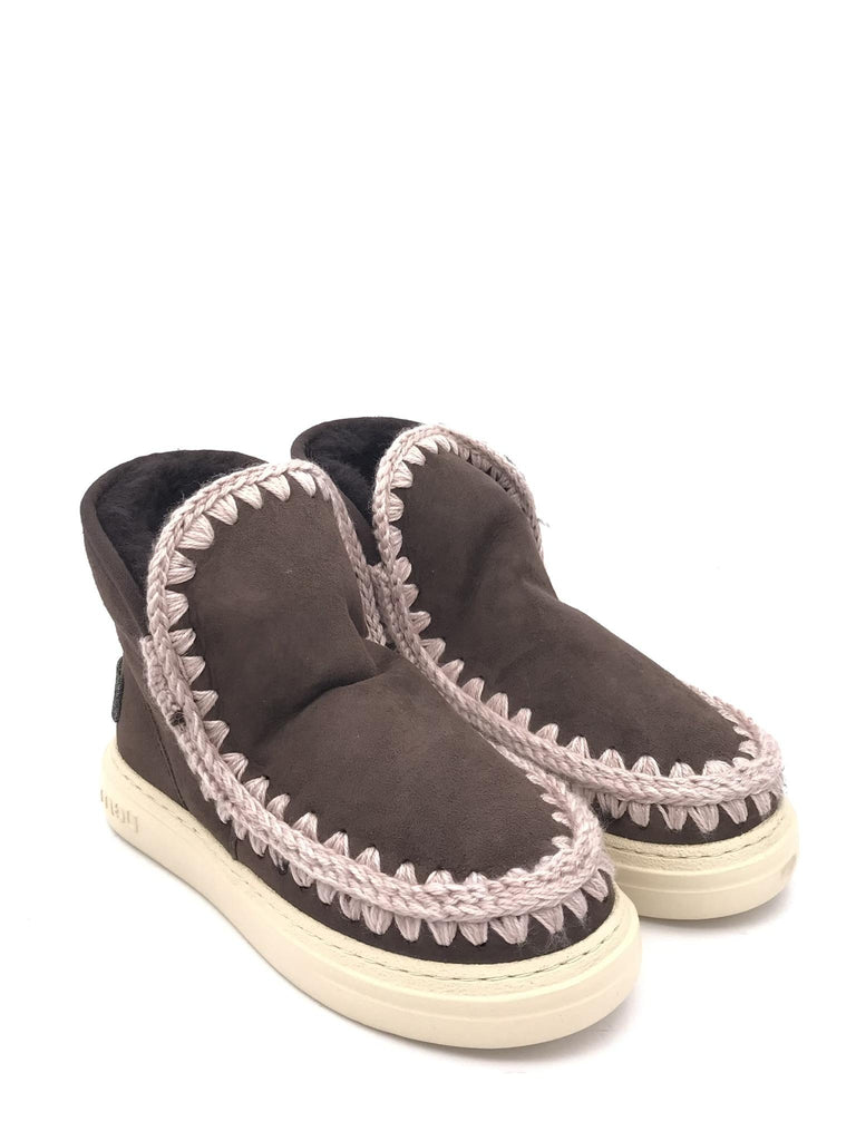 Eskimo sneaker bold glitter logo cioccolato FW411001A CIOCCOLATO MOU 
