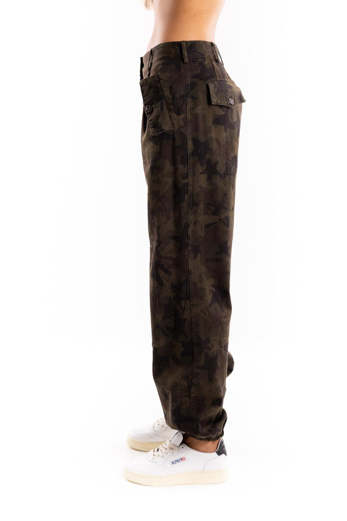 Pantalone cargo camouflage BUW25022 CAMOUFLAGE BRAND UNIQUE 
