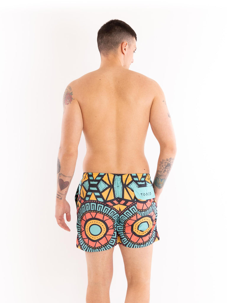 Pantaloncino uomo classic beachwear izapa MCLB IZAPAMULTICOLOR TOOCO 