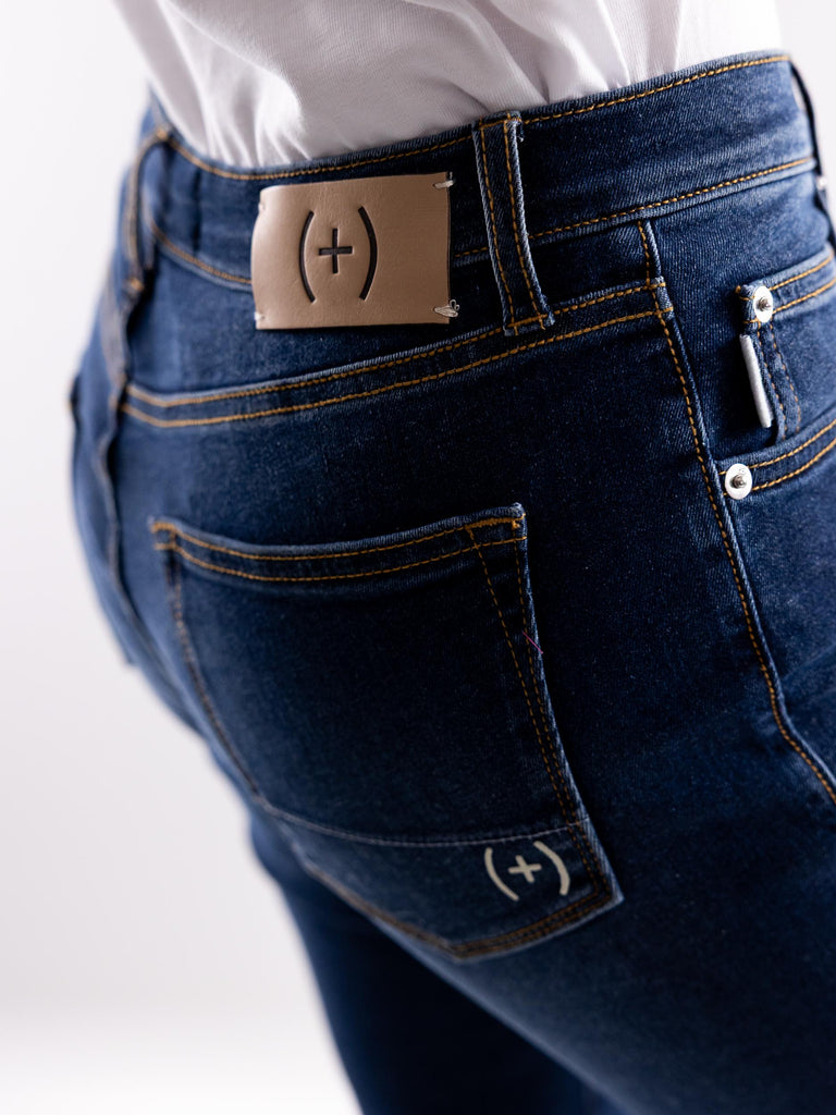 Jeans donna Ingrid trombetta  blu scuro W3061A178 L2727BLU People 