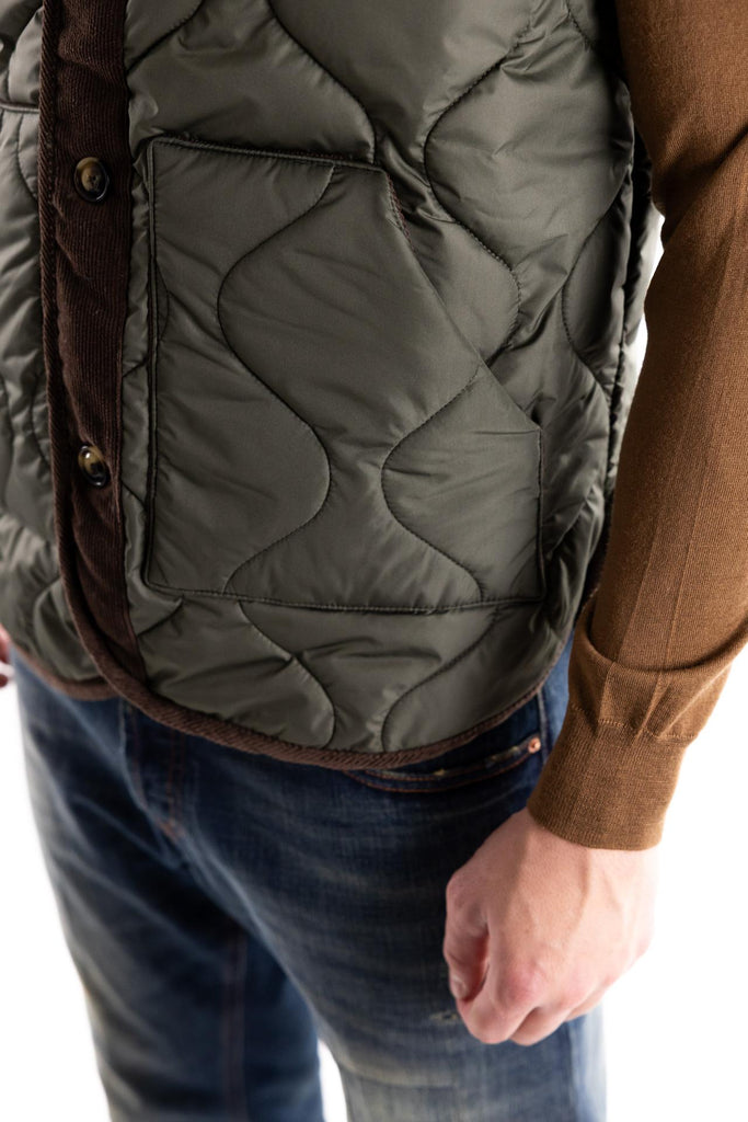 Gilet smanicato verde militare FW250167A VERDE MILITARE IN THE BOX 