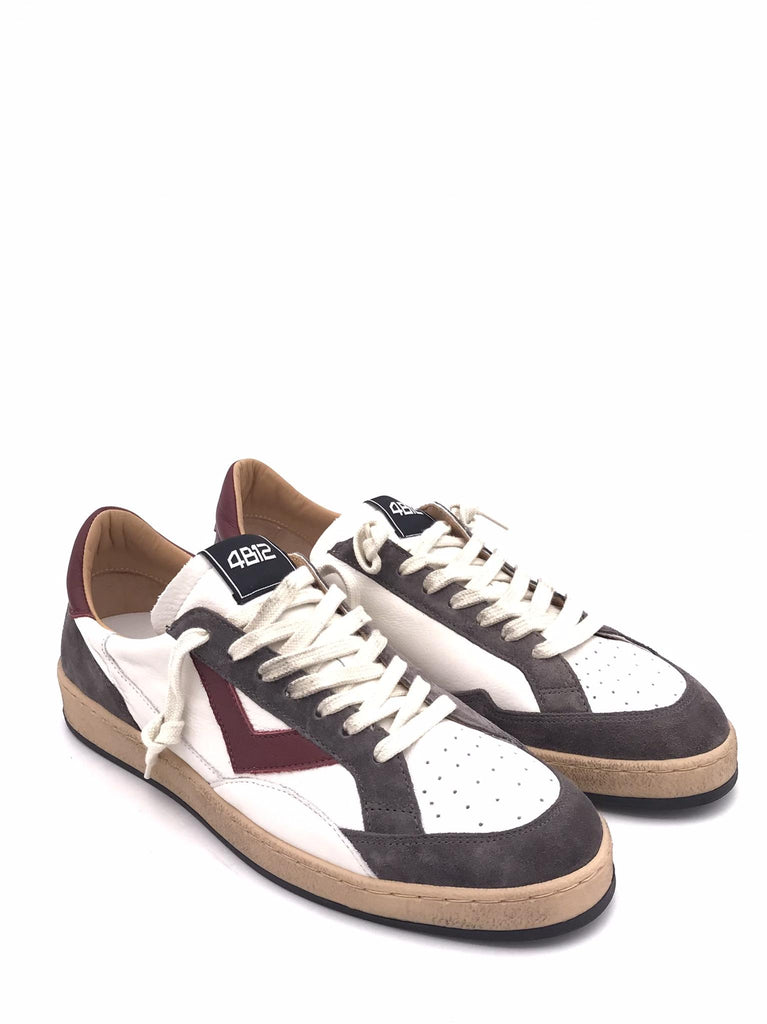 Sneakers Play new antracite-bordò PLAYNEW-U123 ANTRACITE/BIANCA 4B12 