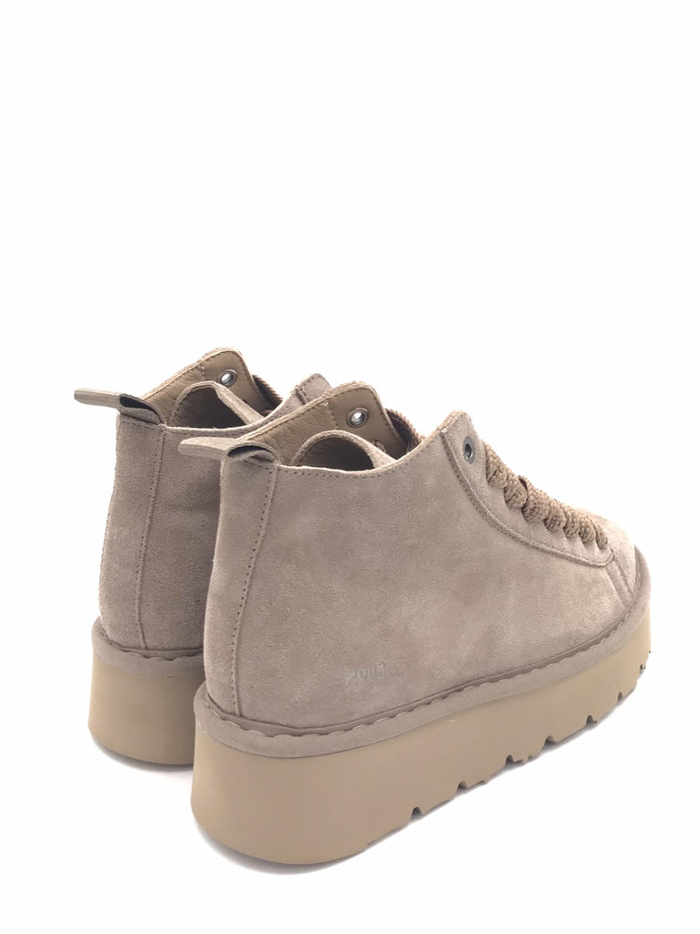 Ankle boot in crosta beige P003 BEIGE PANCHIC 