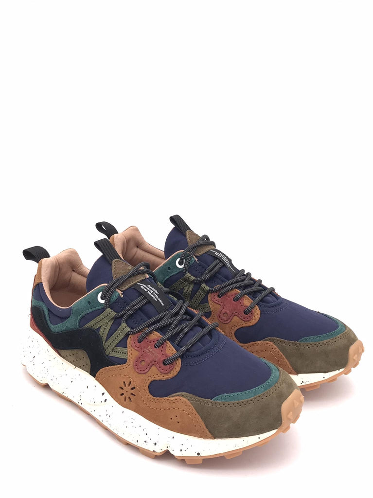 Sneakers yamano 3 marrone-blu YAMANO 3 MAN 2B32MARRONE-BLU FLOWER MOUNTAIN 